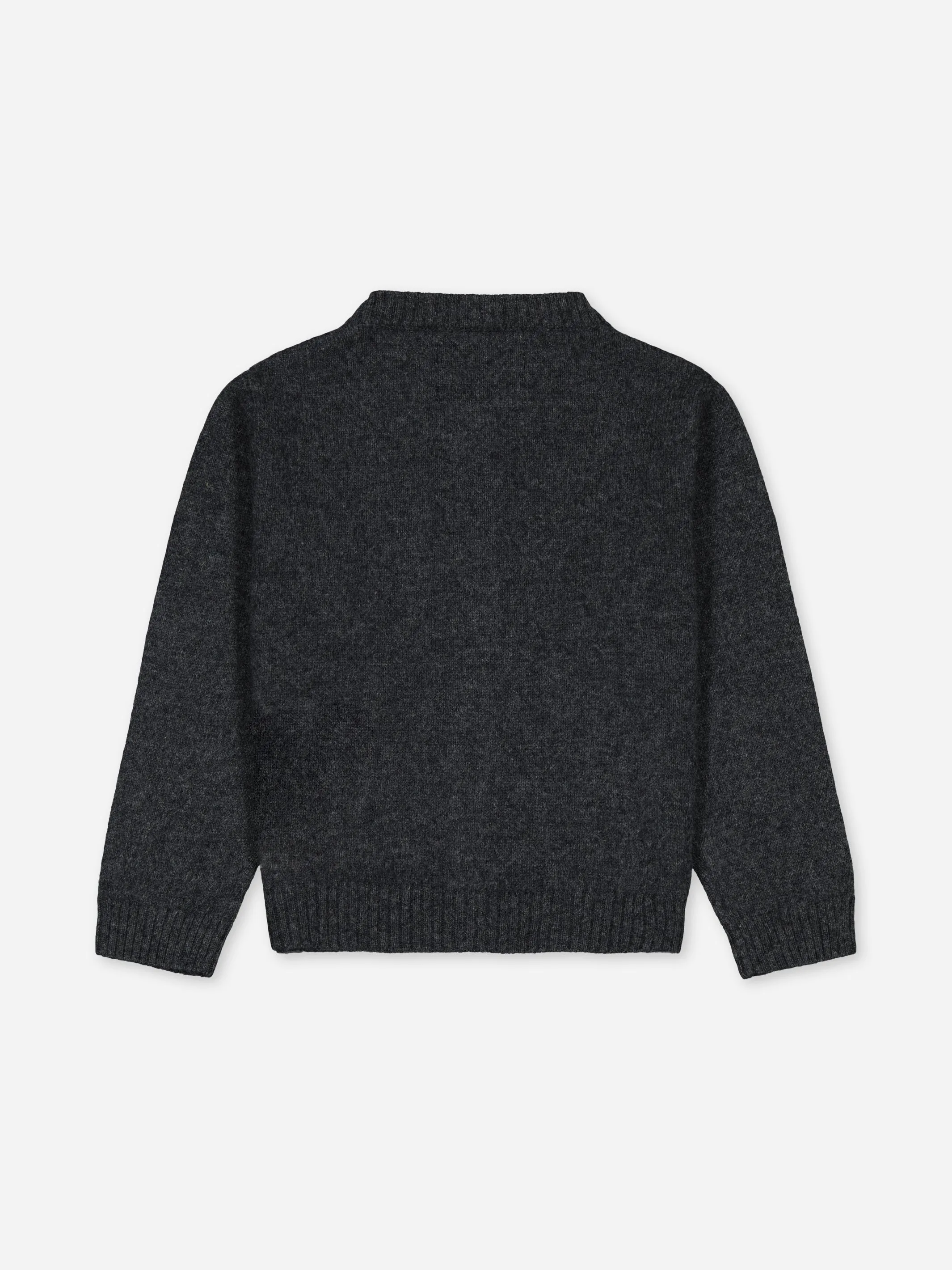 Baby's Cashmere Sweater Anthracite