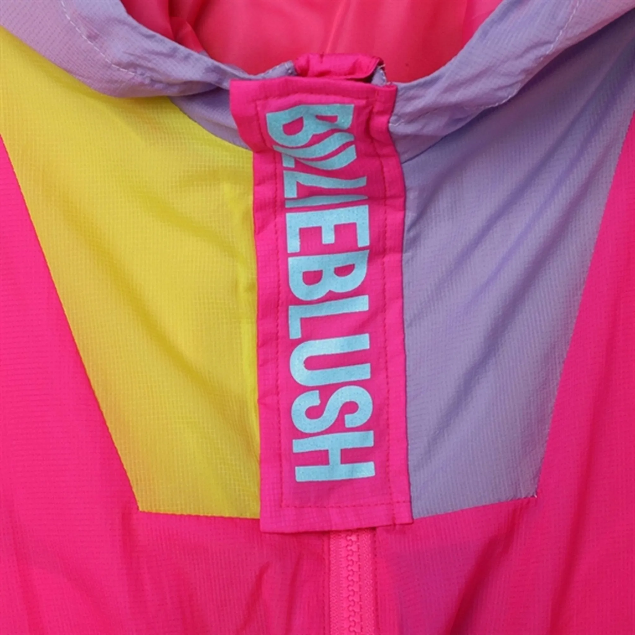 Billieblush Malabar Fluorescent Hooded Windbreaker