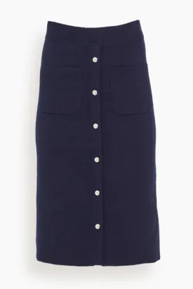 Bing Skirt in Navy