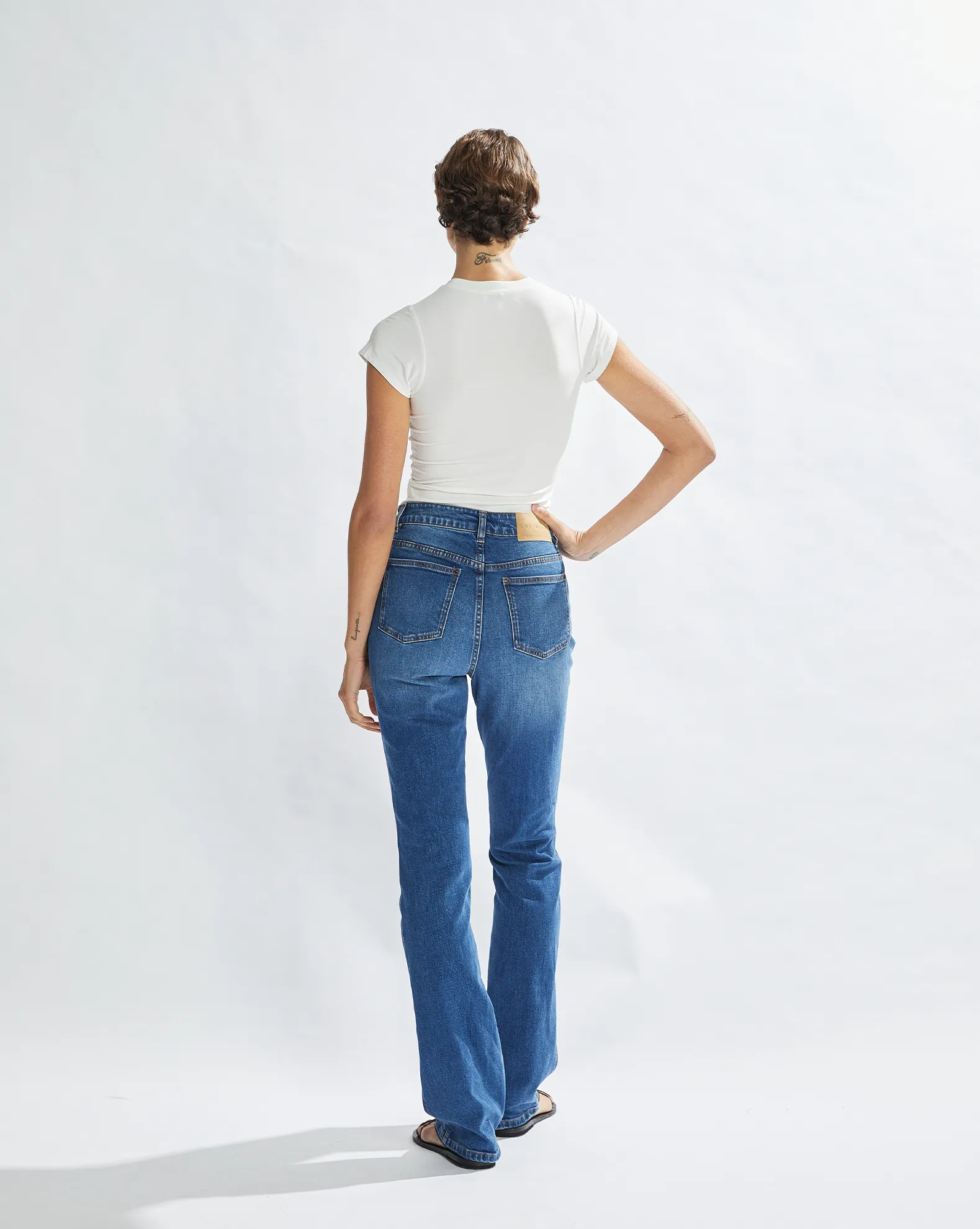 Bodie Jeans Blue Cropped