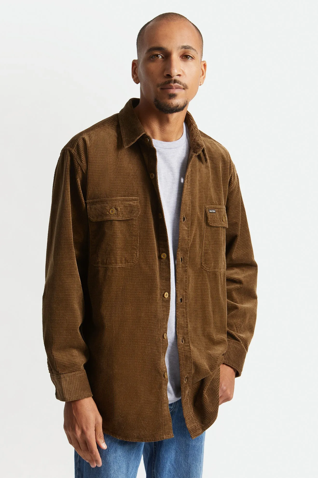 Bowery Relaxed L/S Flannel - Lion