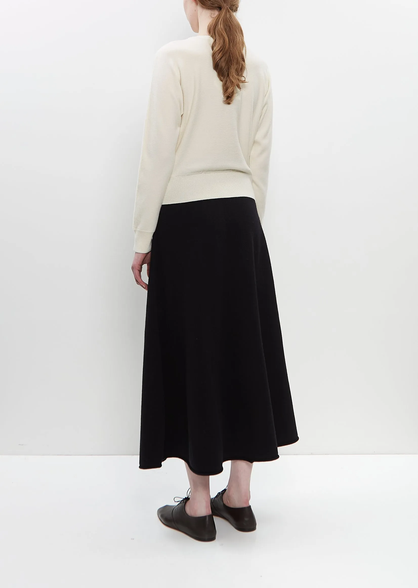 Cashmere Nylon n°382 Belle Sweater — Cream