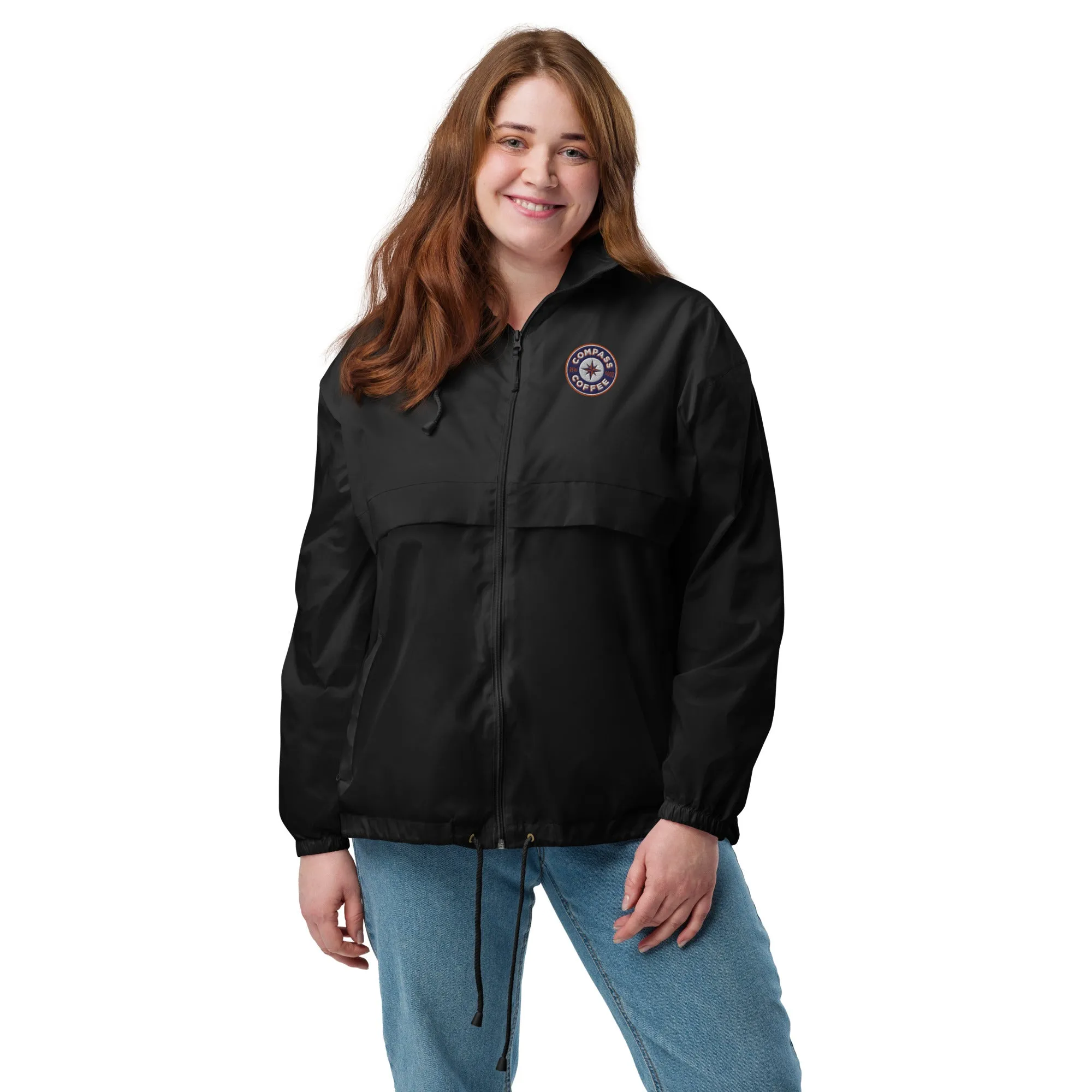 Compass Coffee Windbreaker