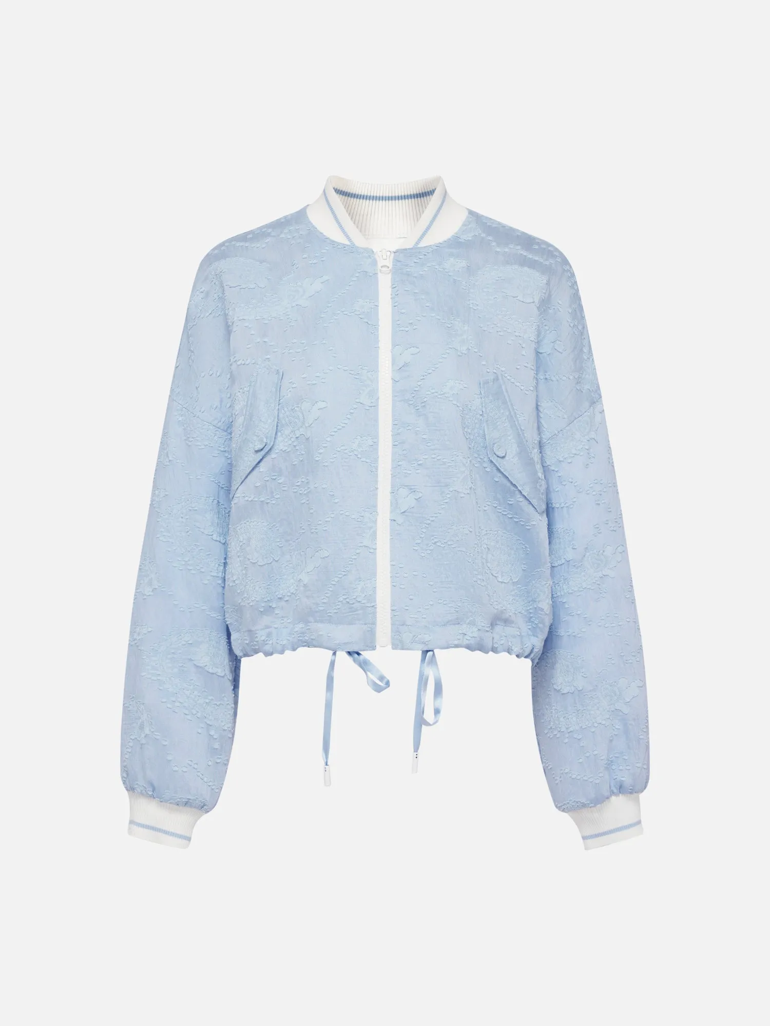 EP YAYING Textured Embroidered Jacket