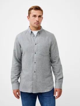 Flannel Long Sleeve Oxford Shirt