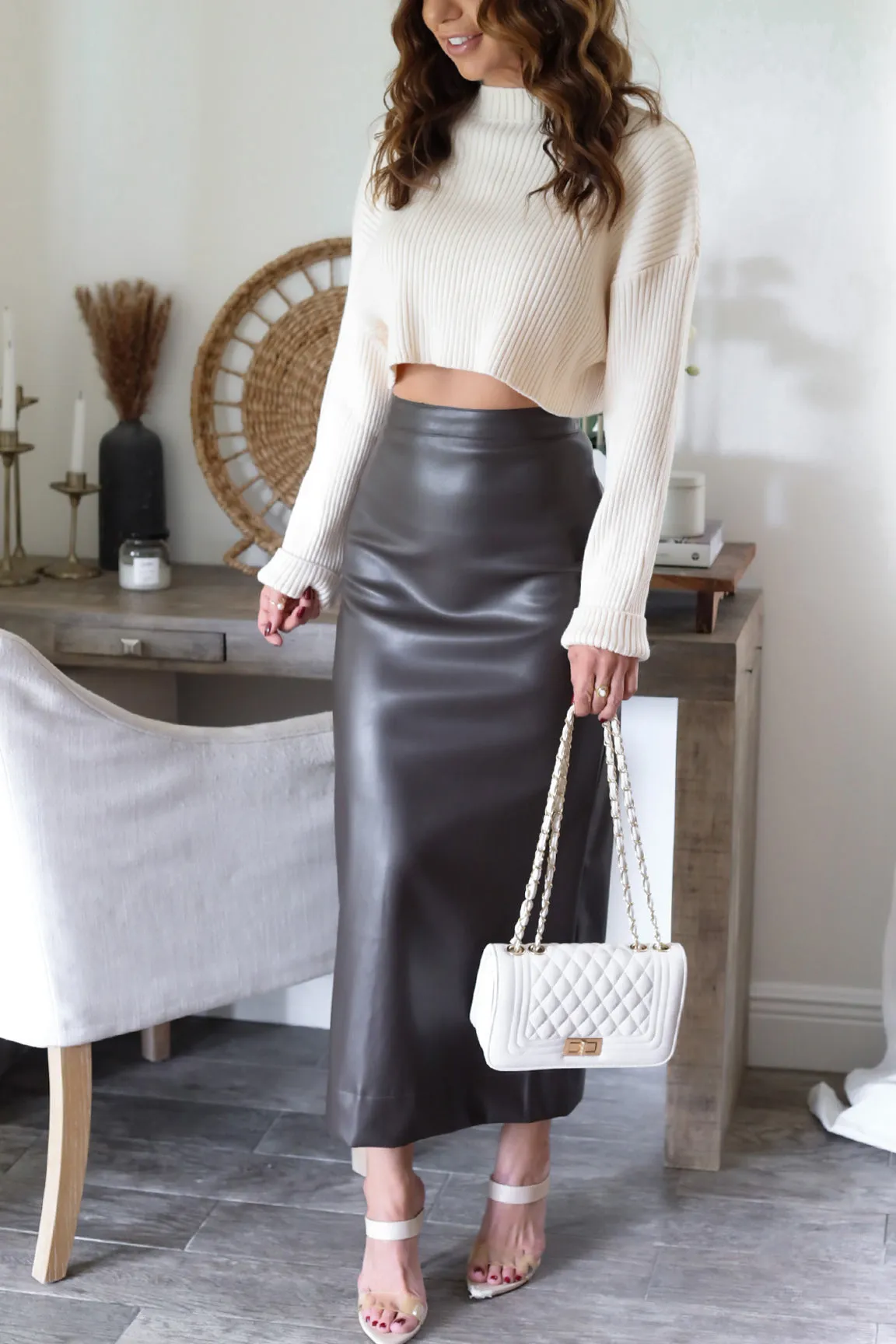 Harper Leather Midi - 2 Colors