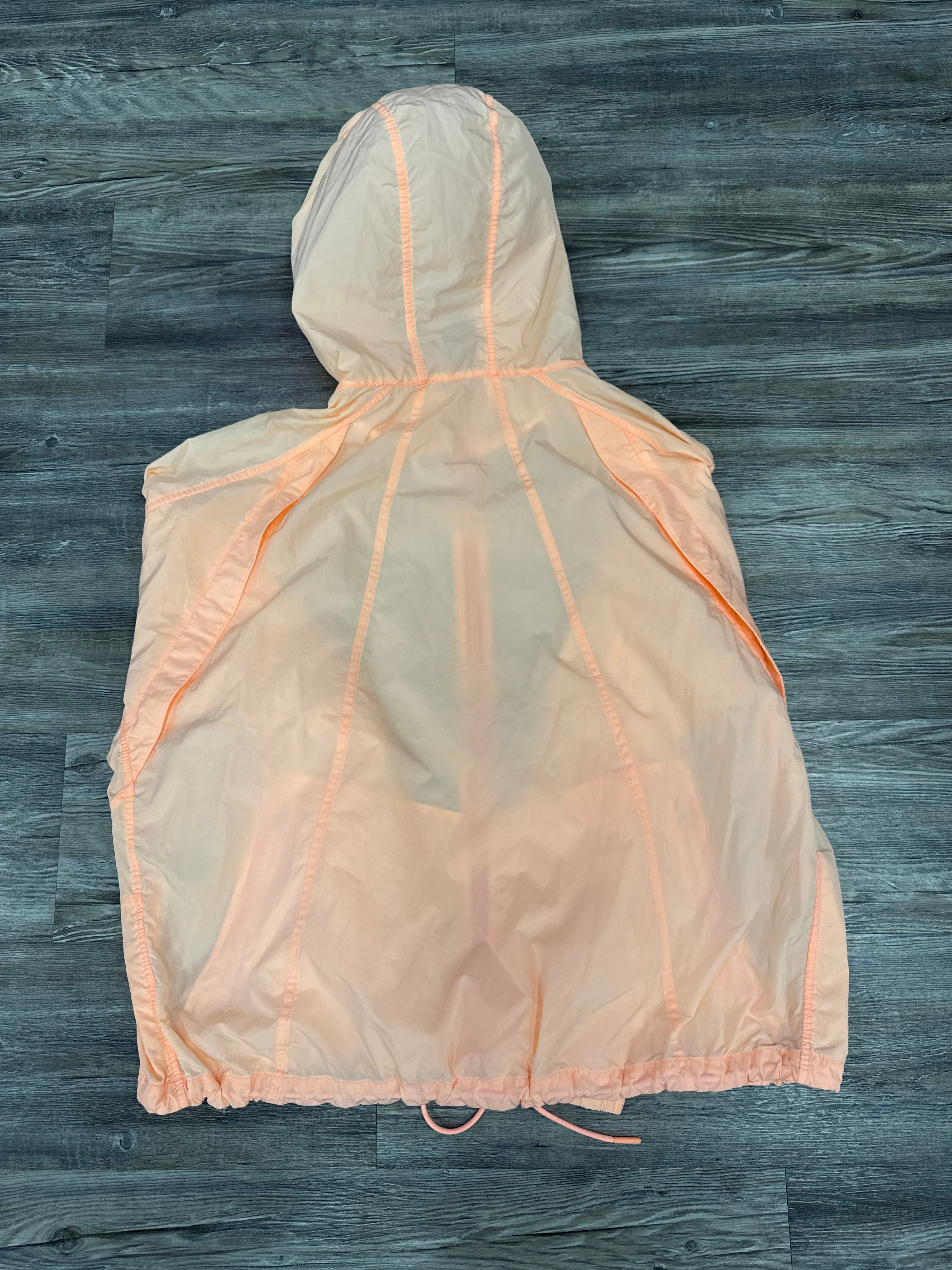 Jacket Windbreaker By Athleta In Orange, Size: L