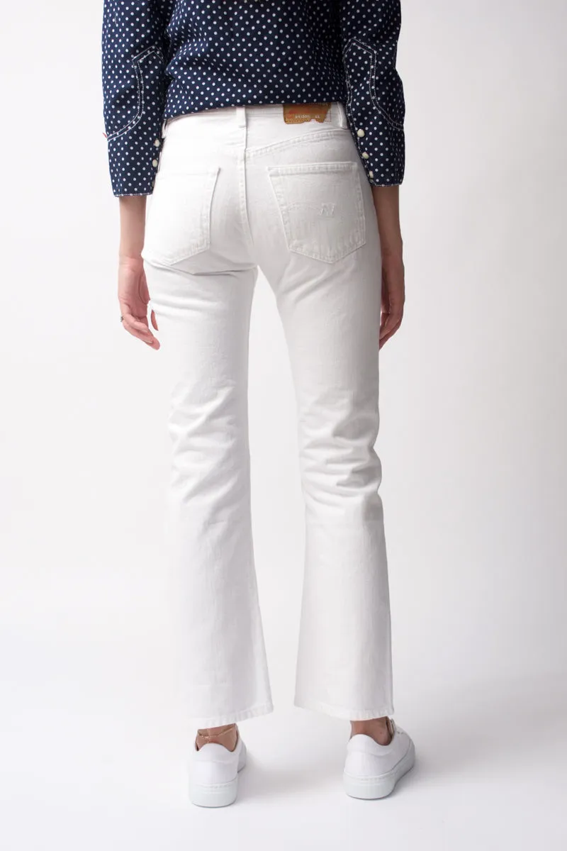 Joni Mid-Rise Jeans in White