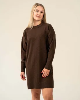 Kajo Knitted Dress Brown