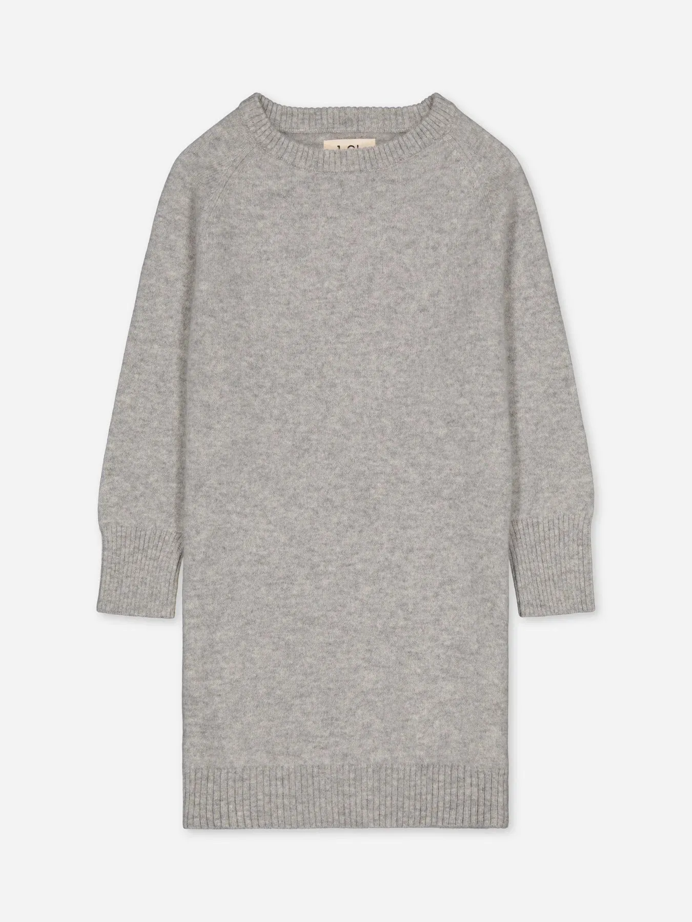 Kids' Cashmere Sweater Dress Grey