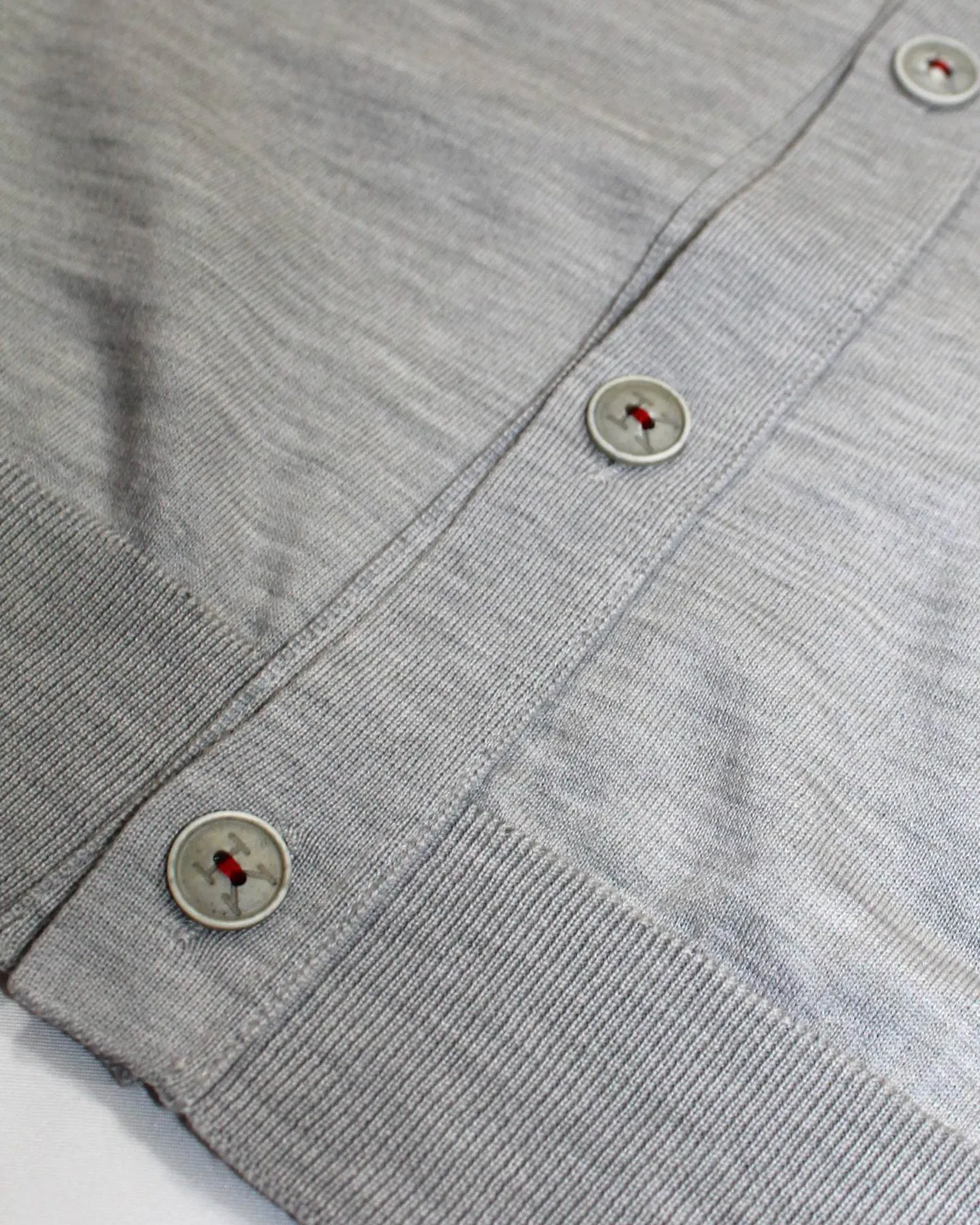 Kiton Sleeveless Wool Cardigan Gray Button Front 50 / M SALE