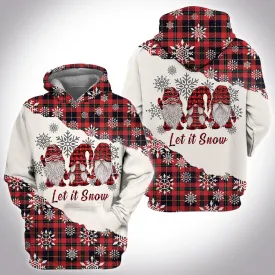 Let it snow Gnome Christmas Hoodie