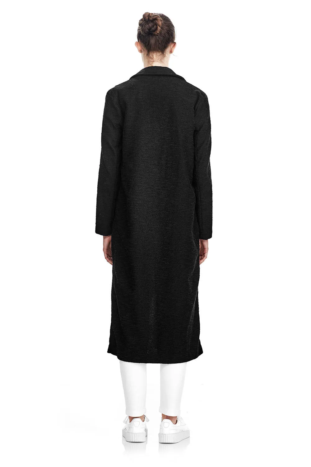 Long Coat - Gravel Black