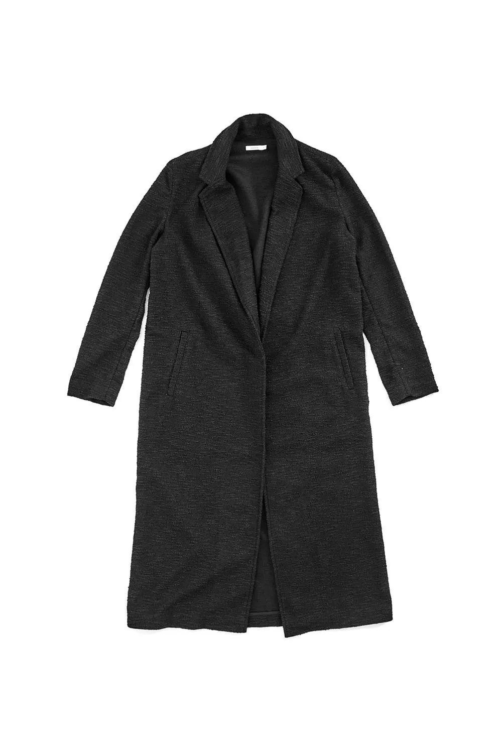 Long Coat - Gravel Black