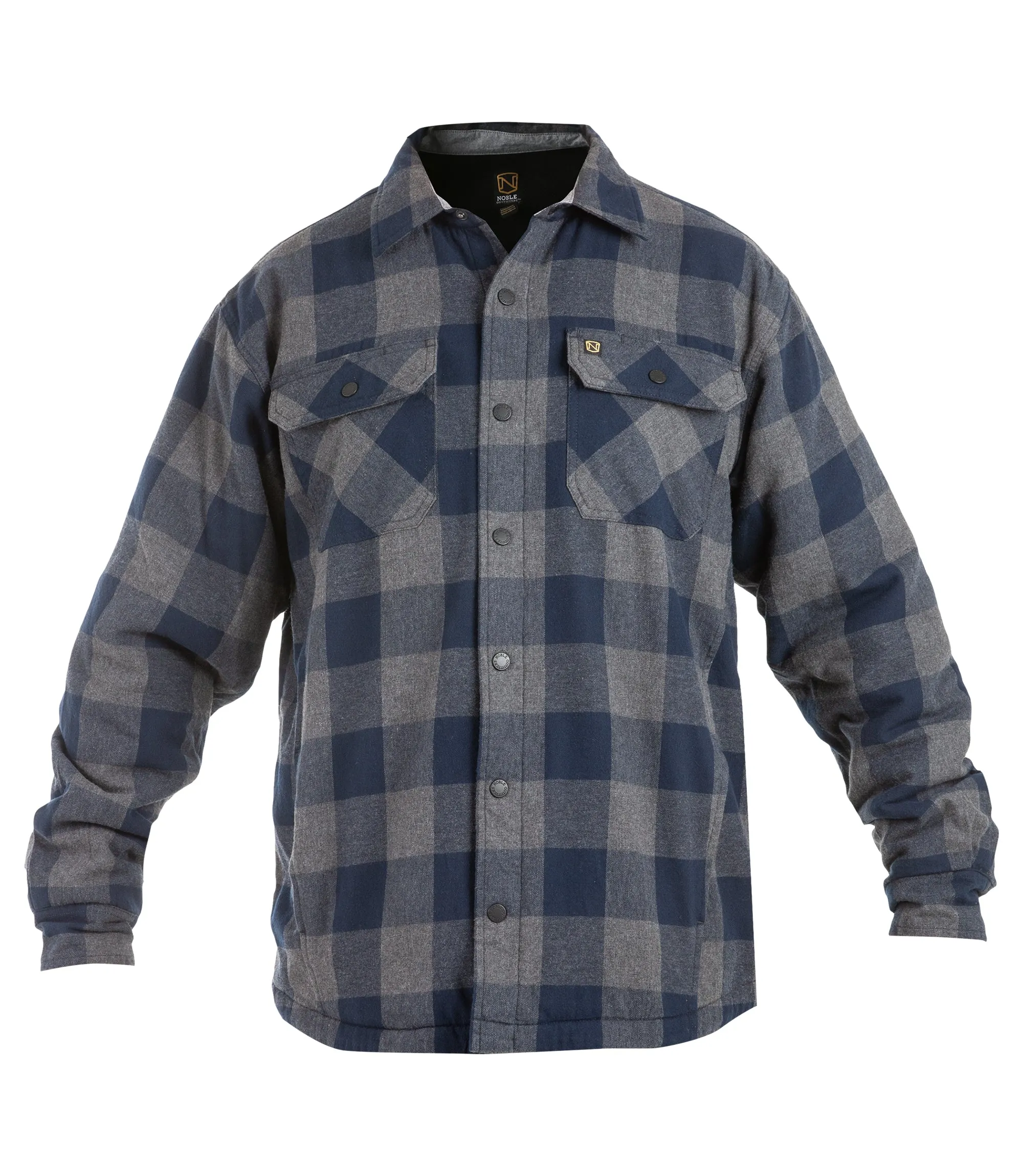 Men's Fleece Lined Flannel Shirt Jacket (Closeout)