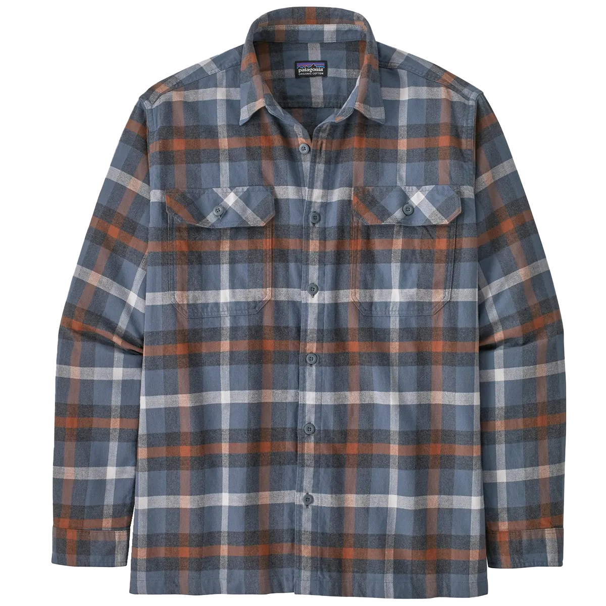 Men's Long Sleeve Organic Cotton Fjord Flannel Shirt