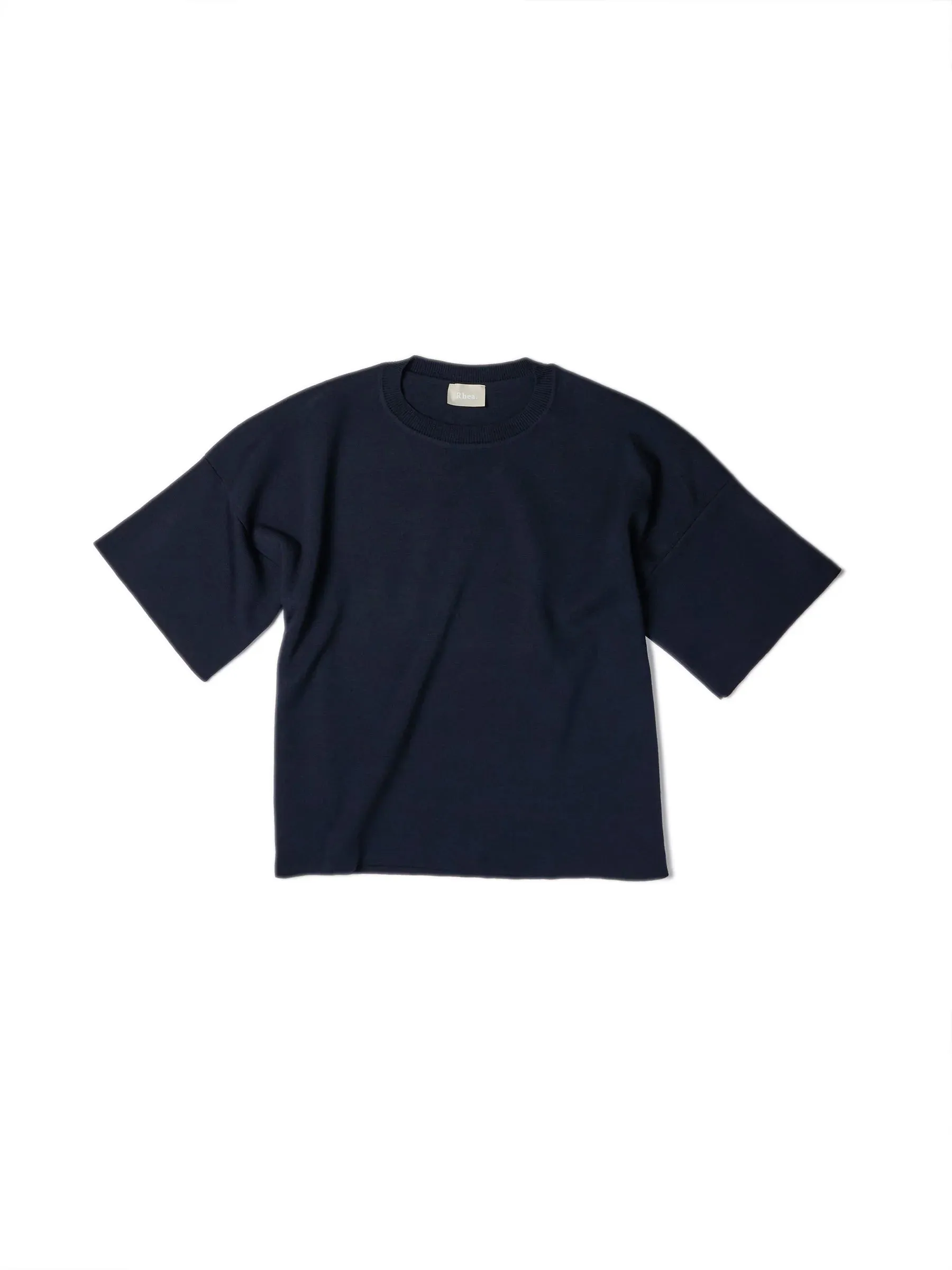 Oversized Merino T-Shirt Navy