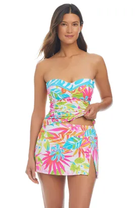 Packing A Punch High-Waisted Swim Skirt