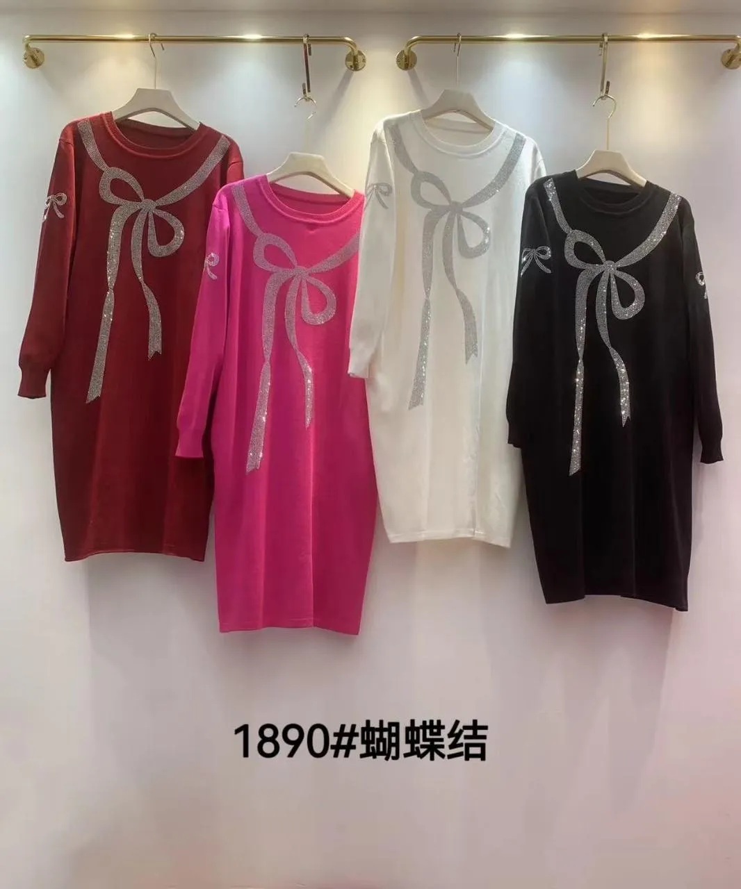 Premium winter knitted dress