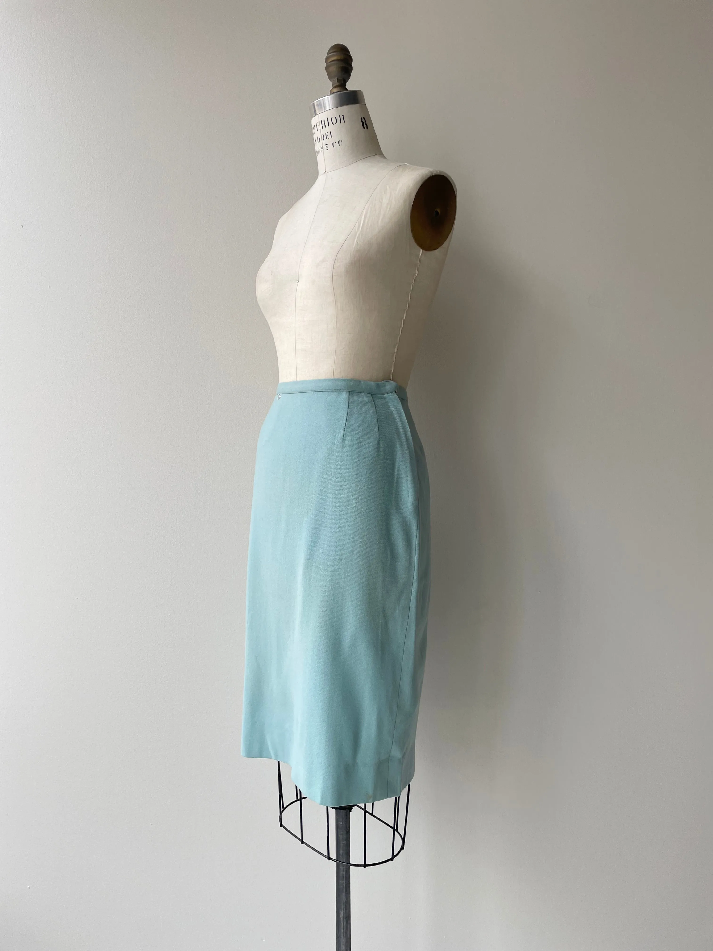 Robin's Egg 1950s Skirt