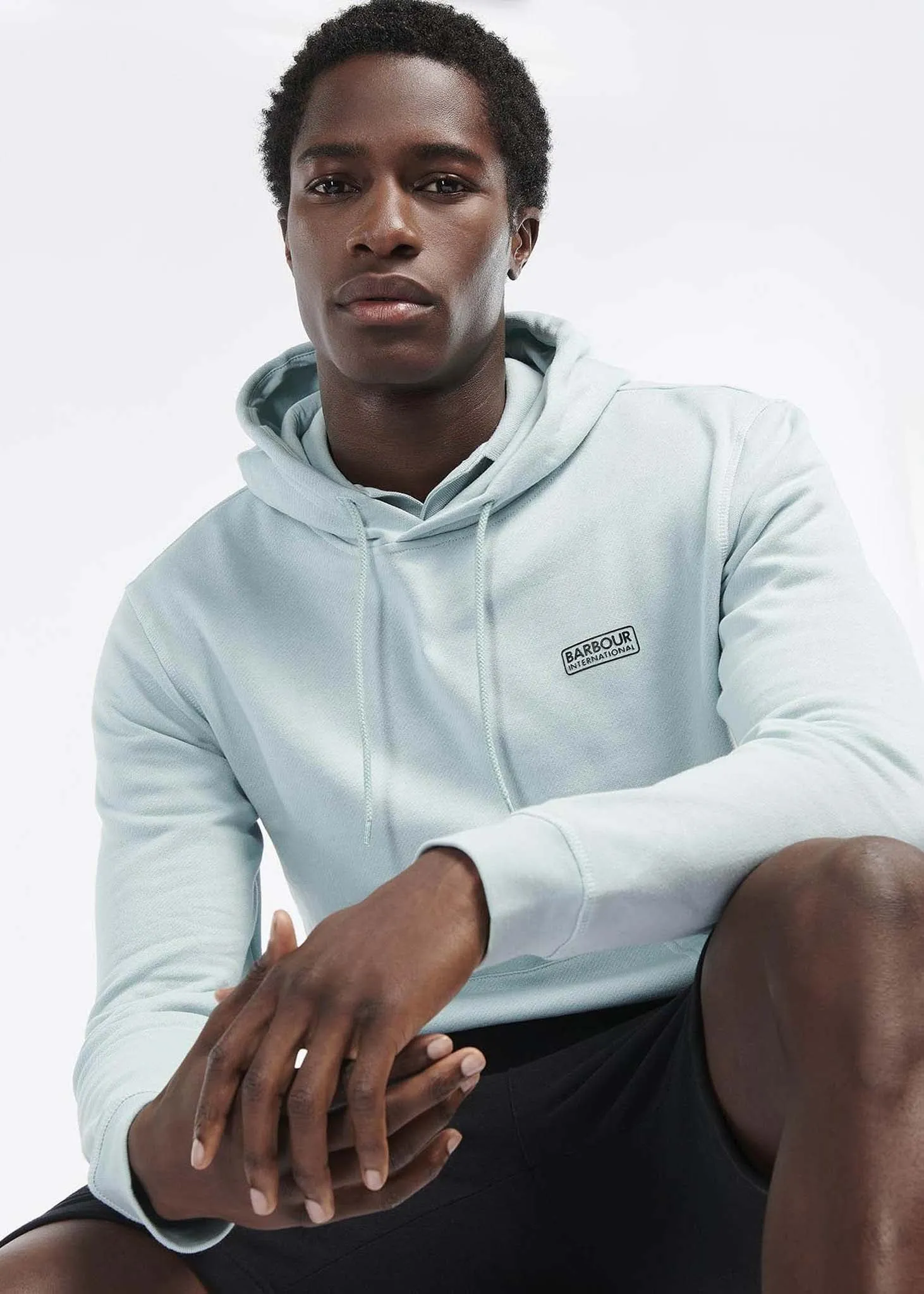 Small logo hoodie - pastel spruce