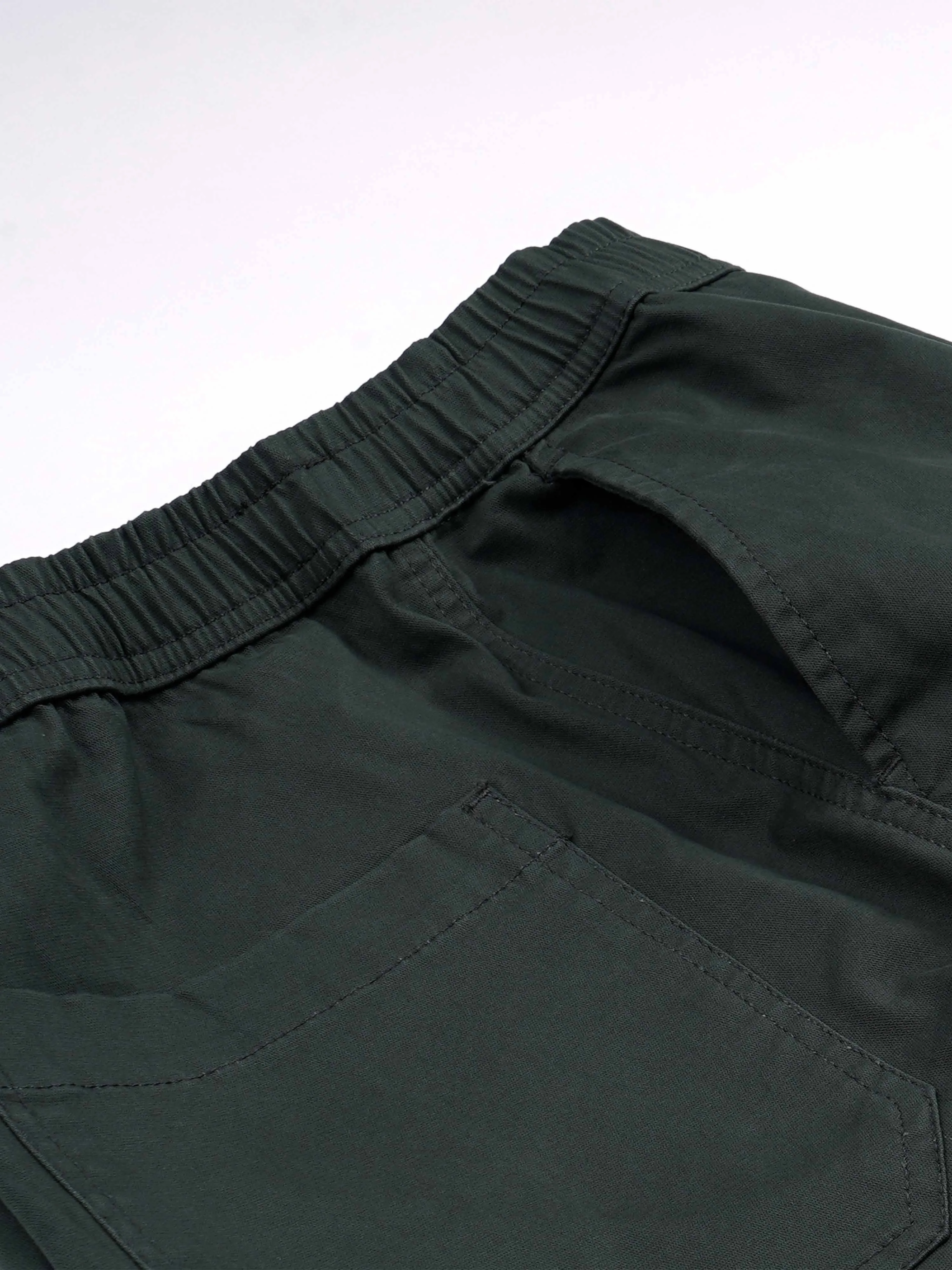 Soft Cotton Relaxed Olive Flexiwaist Pants