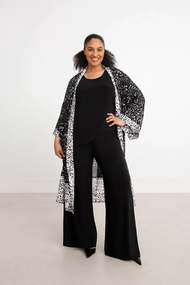 Sympli, 9516 Whisper 2 Tone Kimono