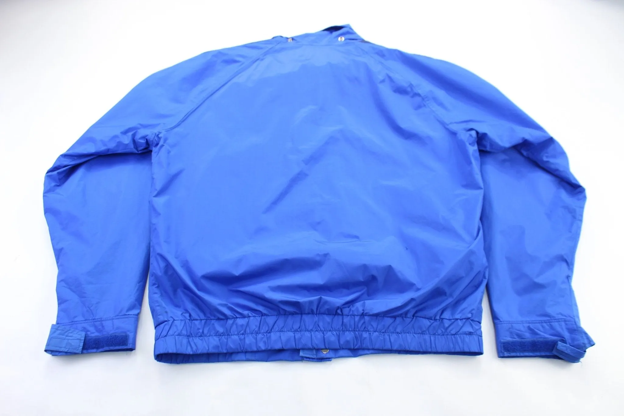 The North Face Extreme Embroidered Logo Blue Zip Up Jacket