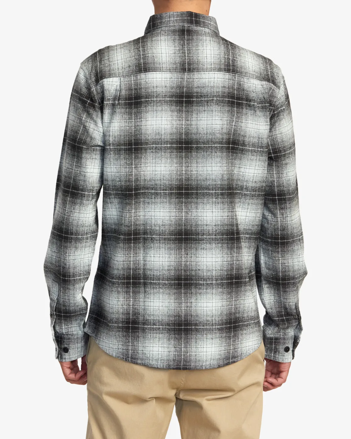 Vesuvio Long Sleeve Flannel Shirt - Green Tea