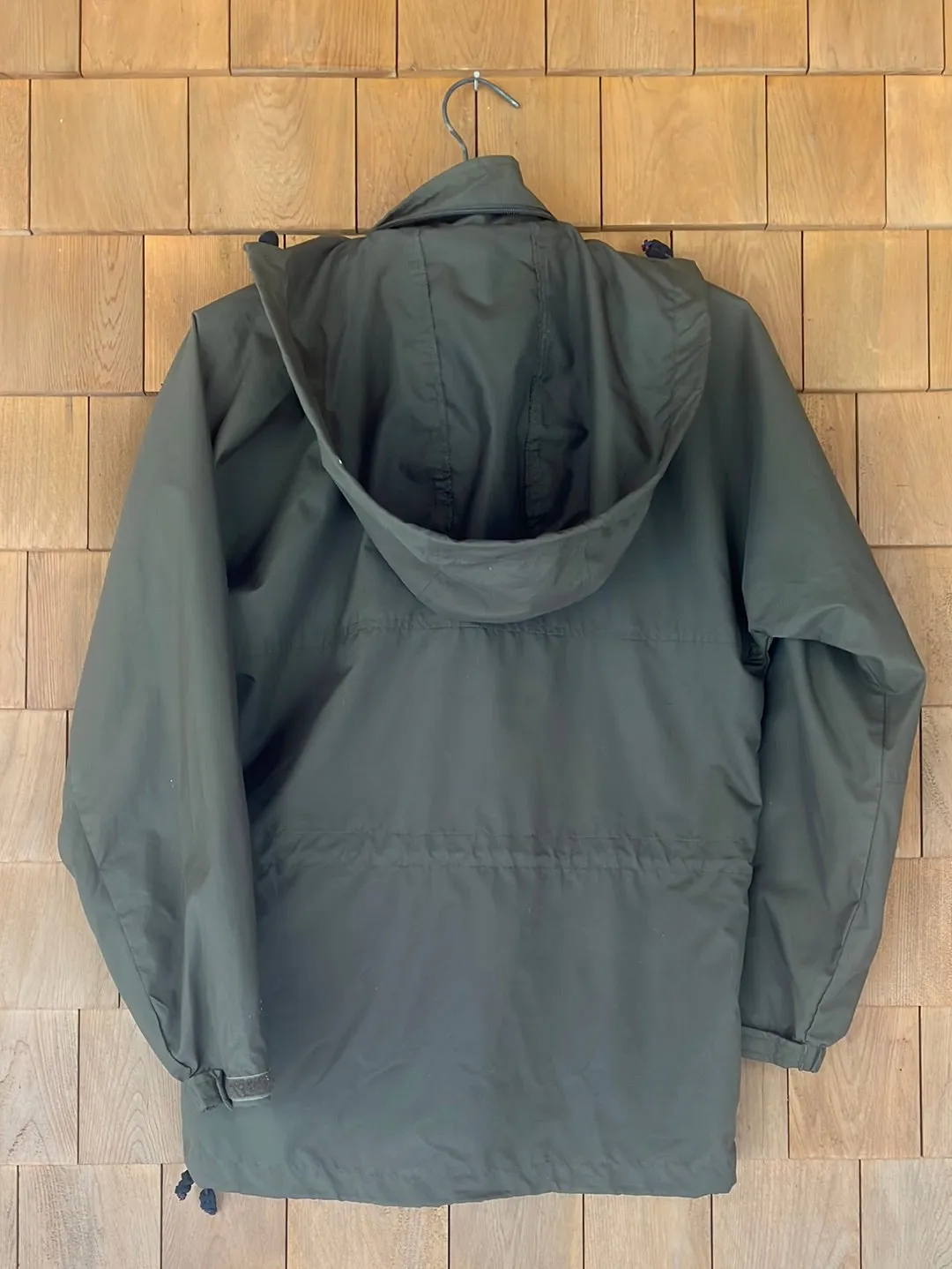 Vintage EMS Army Green Windbreaker