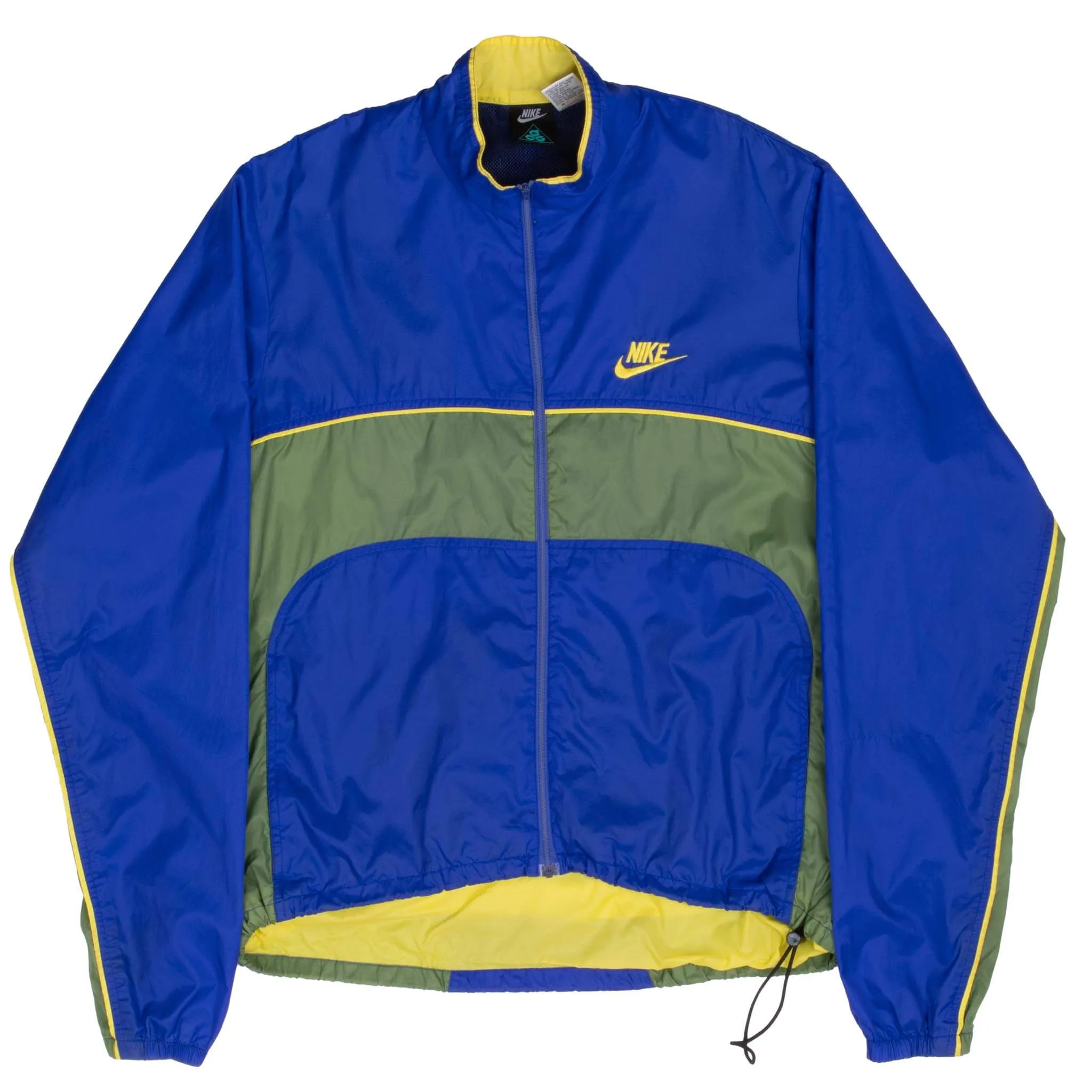 VINTAGE NIKE ACG BLUE WINDBREAKER JACKET 1990S SIZE MEDIUM