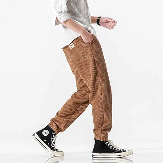 WLS Biraki Corduroy Pants Khaki Brown