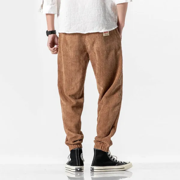 WLS Biraki Corduroy Pants Khaki Brown