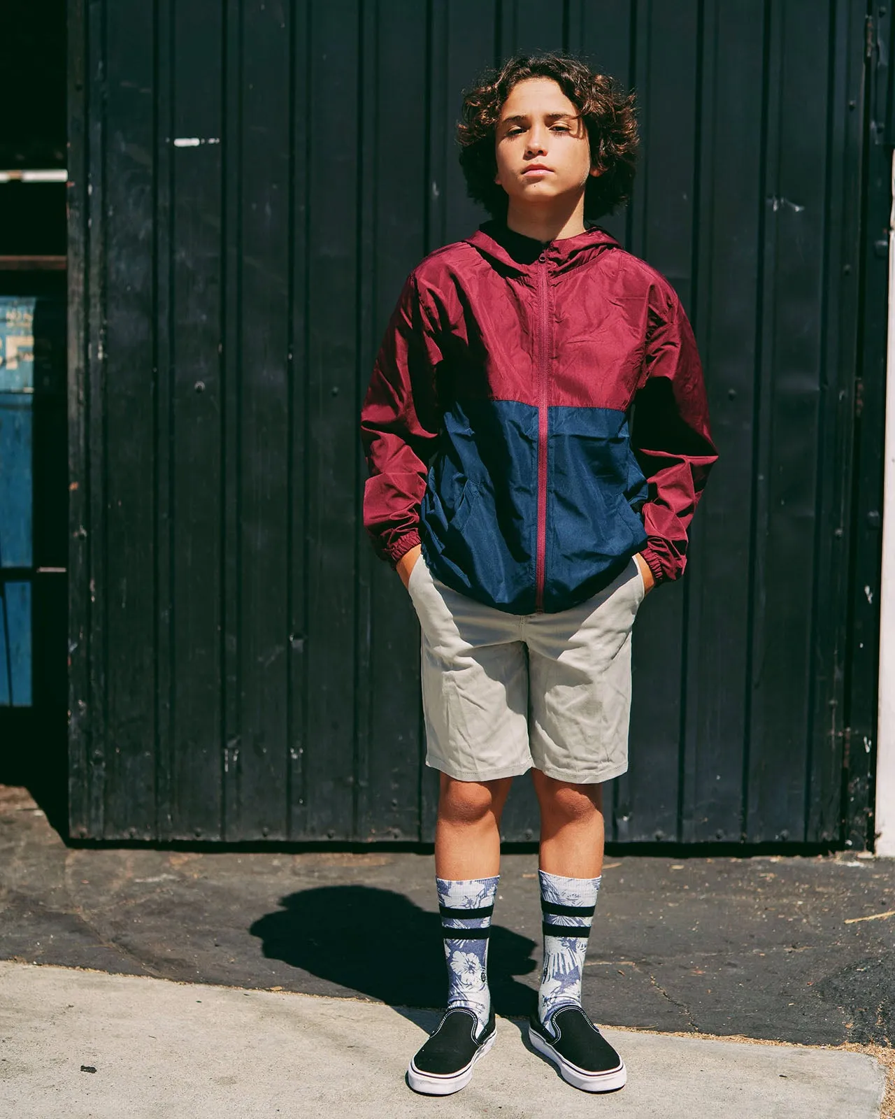 Youth Lightweight Windbreaker Full-Zip Jacket