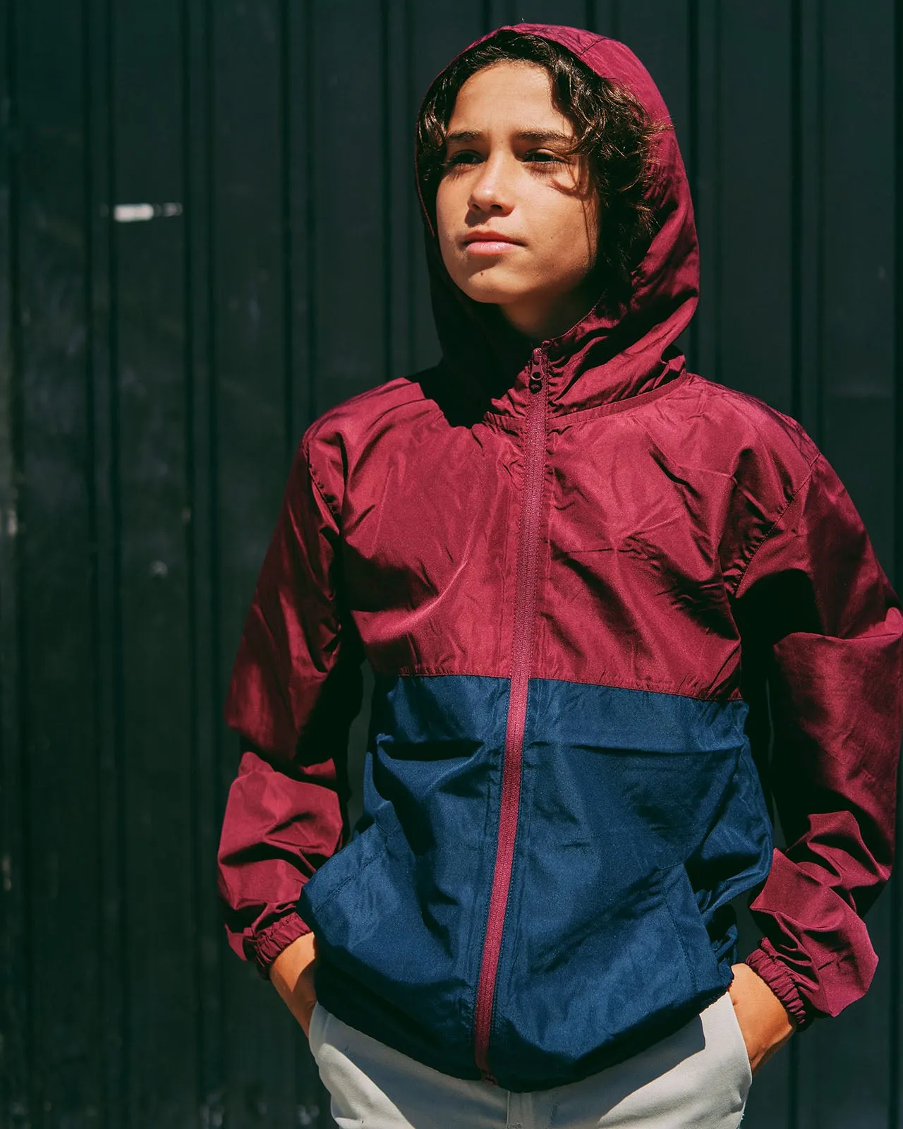 Youth Lightweight Windbreaker Full-Zip Jacket